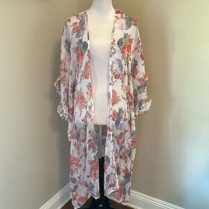 NWT Betsy Johnson floral cover up